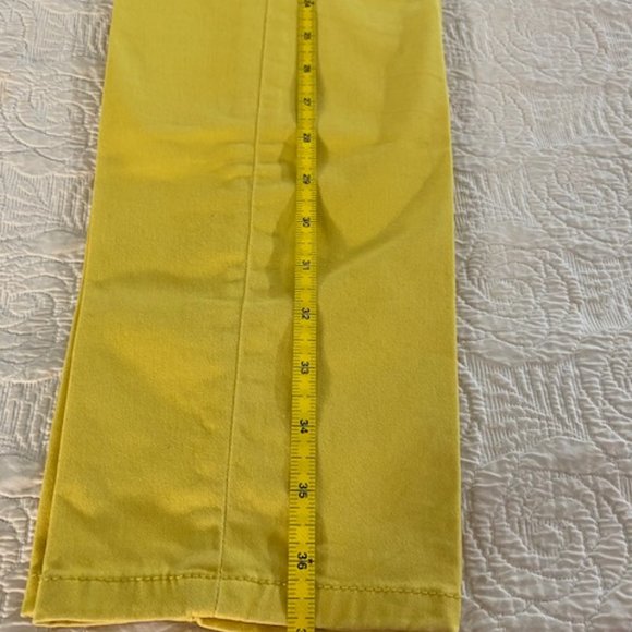 Loft Yellow Skinny Denim Pants 10P - Gently used - Picture 6 of 7